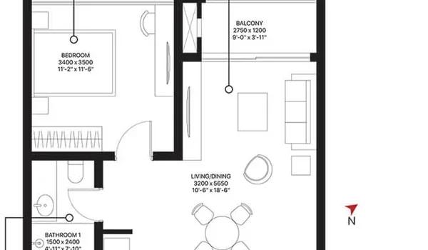 Sobha Townpark floor plan