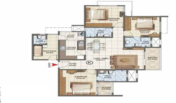 Sobah Ayana floor plan