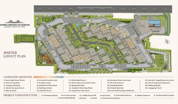 Godrej Brooklyn Avenue master plan