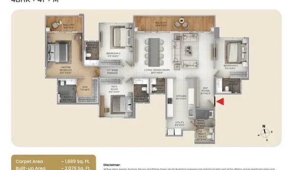 Purva Silversky floor plan