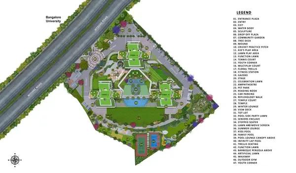 Sattva Aaranya master plan