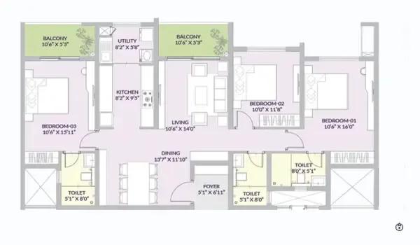 Century Astoria floor plan