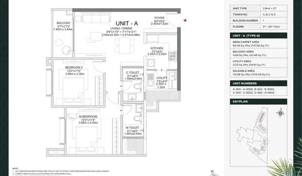 Godrej Vanantara floor plan