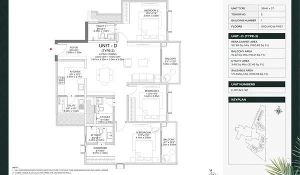 Godrej Vanantara floor plan