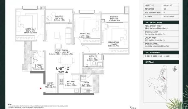 Godrej Vanantara floor plan