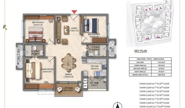 Prestige Golden Grove floor plan