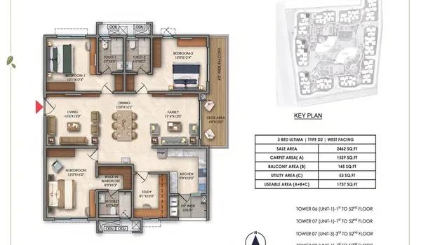 Prestige Golden Grove floor plan