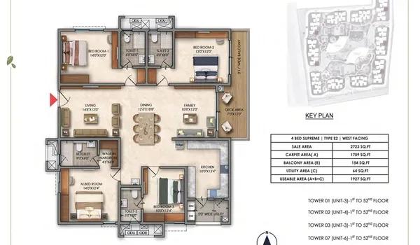 Prestige Golden Grove floor plan