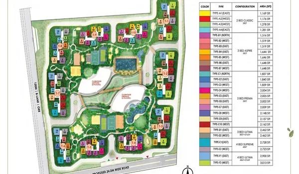 Prestige Golden Grove master plan