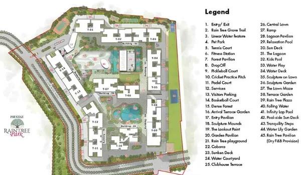 Prestige Evergreen master plan
