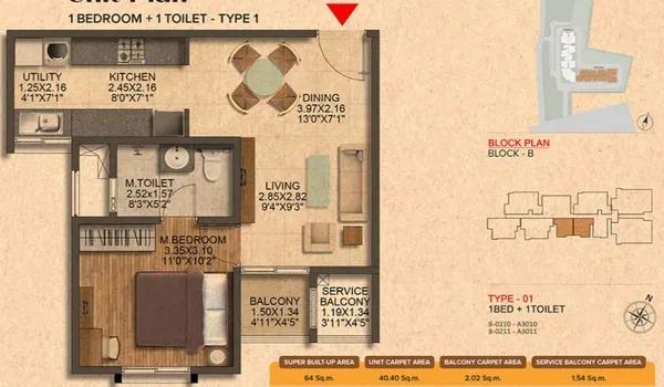 Brigade Citrine floor plan