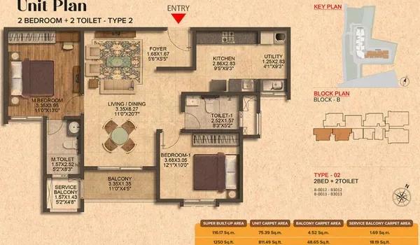 Brigade Citrine floor plan
