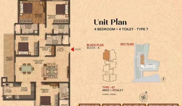 Brigade Citrine floor plan