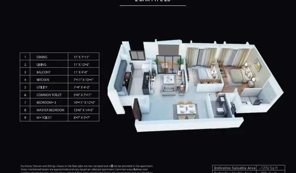 Purva Atmosphere floor plan