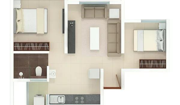 Rohan Akriti floor plan
