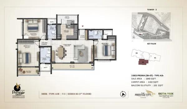 Prestige Eaton Park floor plan