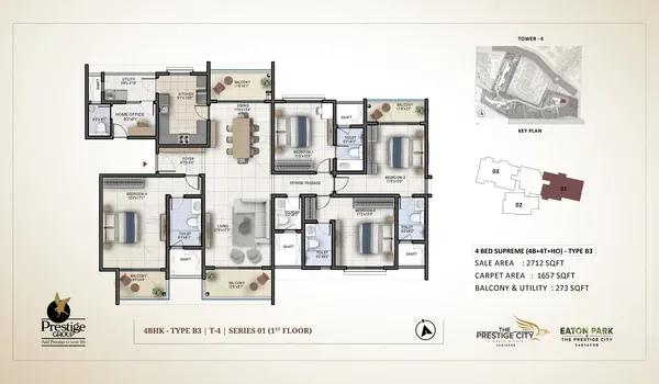 Prestige Eaton Park floor plan