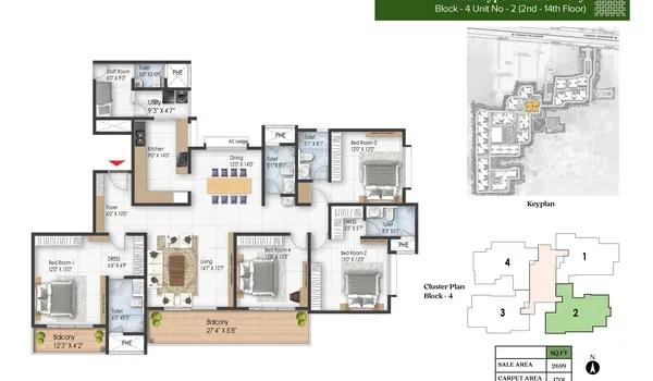 Prestige Pallavaram Gardens floor plan