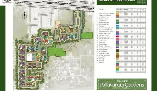 Prestige Pallavaram Gardens master plan