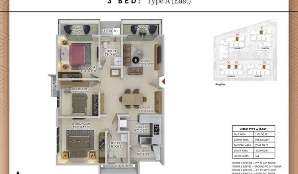 Prestige Spring Heights floor plan