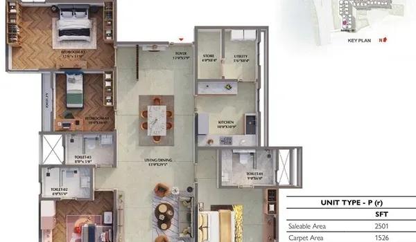 Prestige Raintree Park floor plan