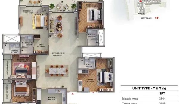 Prestige Raintree Park floor plan