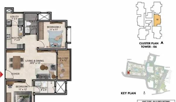 Prestige Southern Star floor plan
