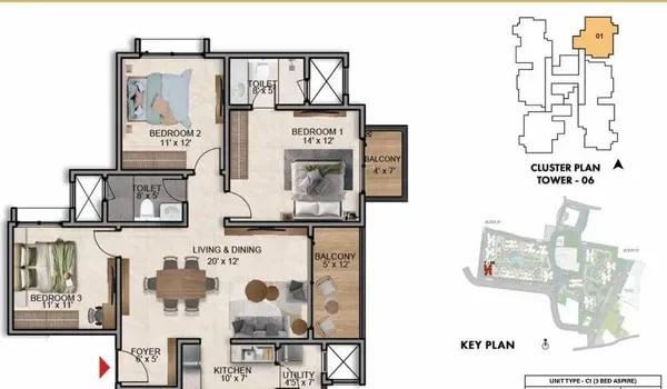 Prestige Southern Star floor plan