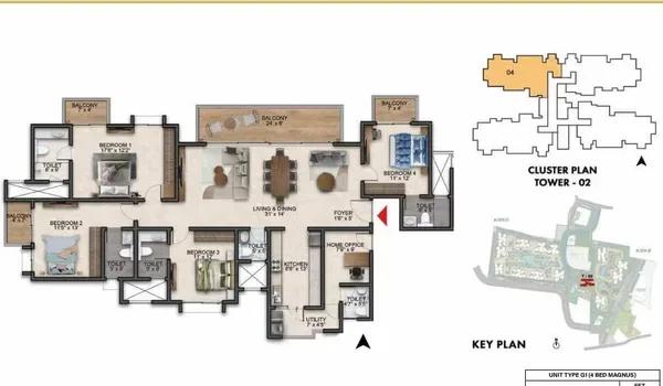 Prestige Southern Star floor plan
