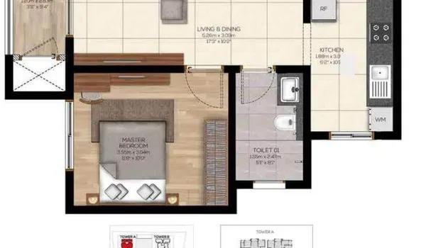 Brigade Belvedere floor plan