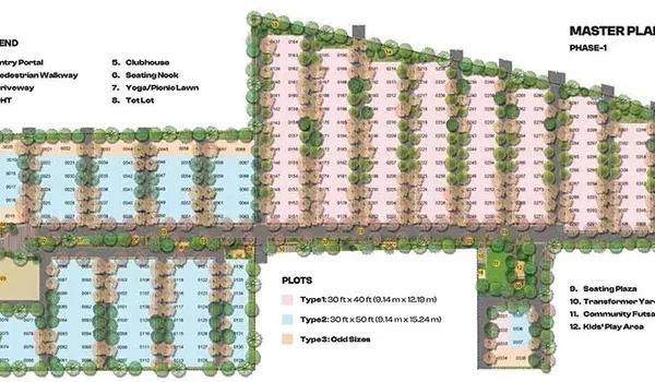 Brigade Cherry Blossom master plan