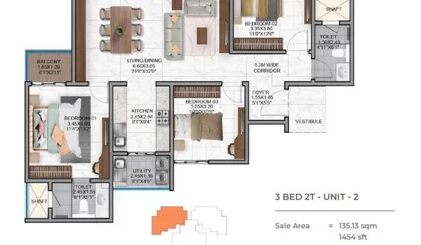 Nambiar District 25 floor plan