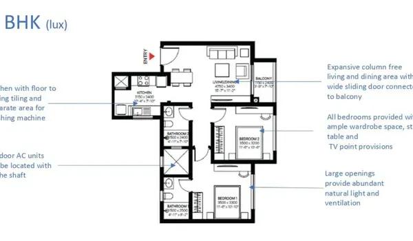 Sobha One Residences floor plan