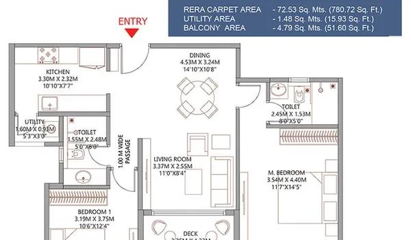 Godrej MSR City floor plan