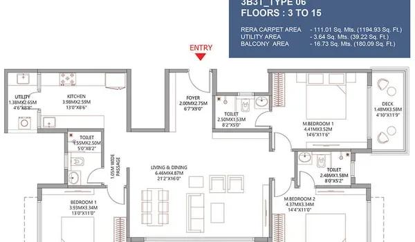 Godrej MSR City floor plan