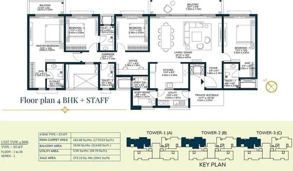 Godrej Tiara floor plan