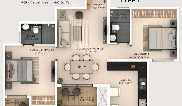 Provident Botanico floor plan