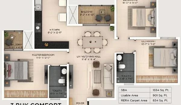 Provident Botanico floor plan