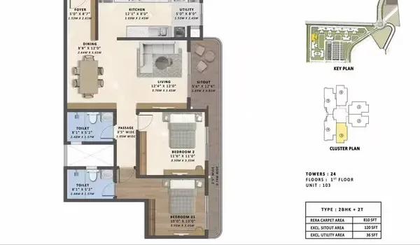 TATA Varnam floor plan