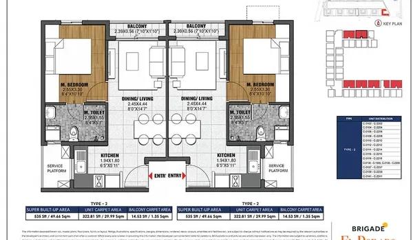 Brigade Eldorado floor plan