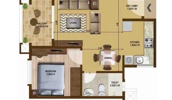 Brigade Bricklane floor plan