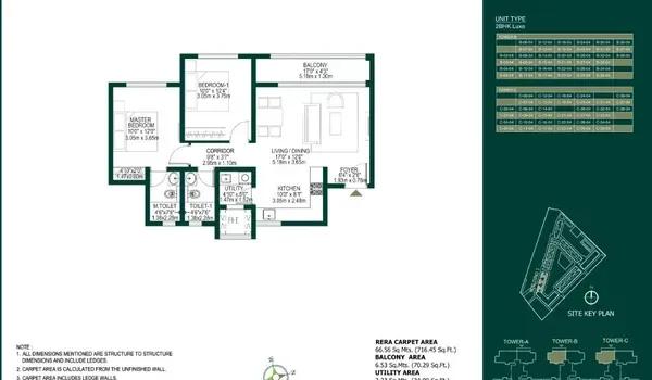 Godrej Woodscapes floor plan