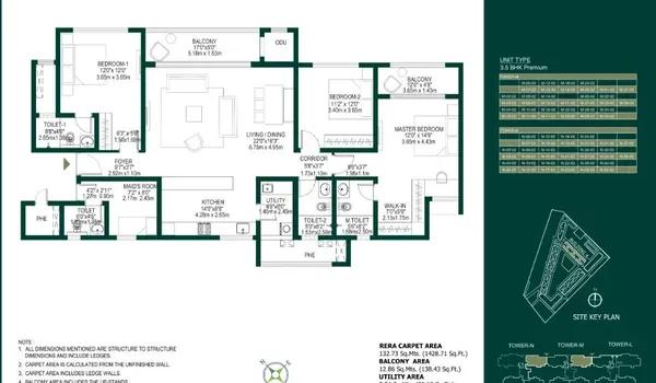 Godrej Woodscapes floor plan