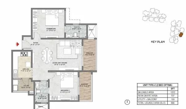Prestige Suncrest floor plan
