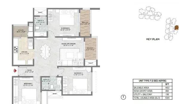 Prestige Suncrest floor plan