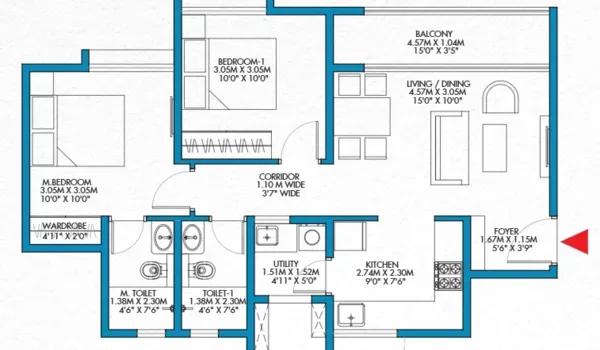 Godrej Park Retreat floor plan