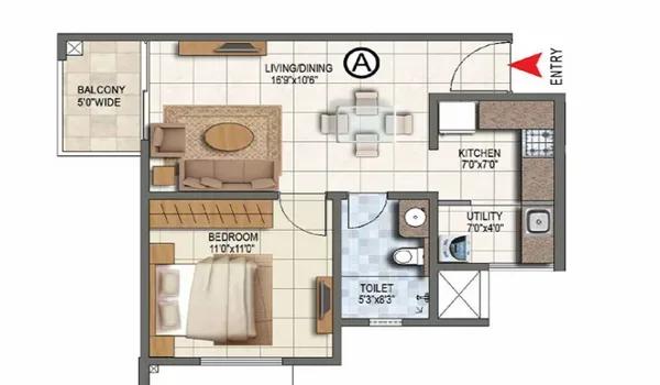 HPR Shades of Green floor plan
