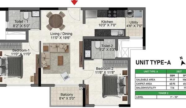 Prestige Glenbrook floor plan