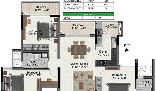 Prestige Glenbrook floor plan
