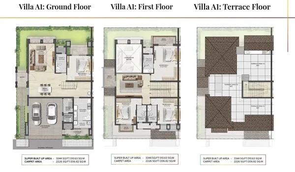 Prestige Aspen Greens floor plan